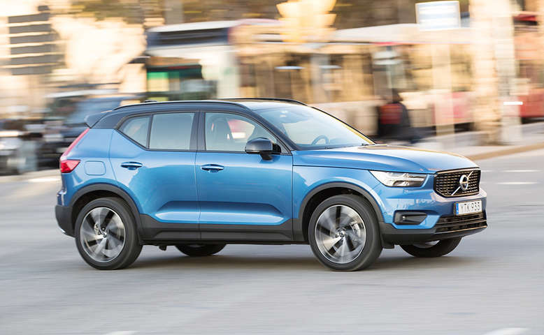 Volvo XC40, Seitenansicht