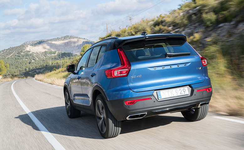 Volvo XC40, Heck