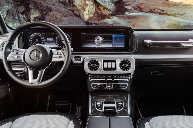 Mercedes-Benz G-Klasse, Innenraum / Cockpit