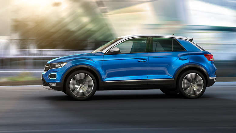 VW T-Roc, Seitenansicht