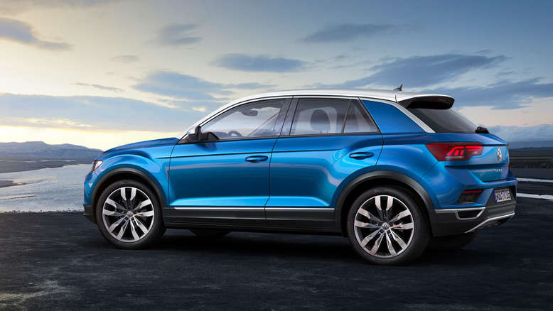 VW T-Roc, Seitenansicht