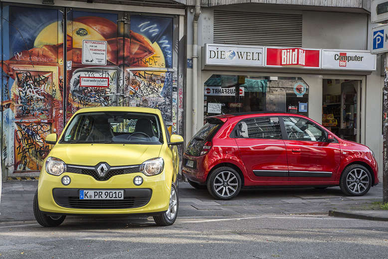 Renault Twingo, Front und Seitenansicht