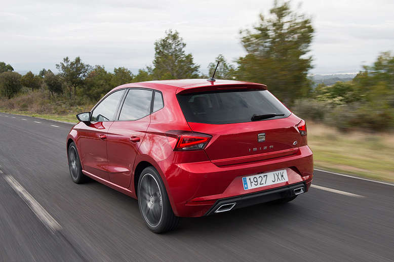 Seat Ibiza, Heck, Fahrtaufnahme