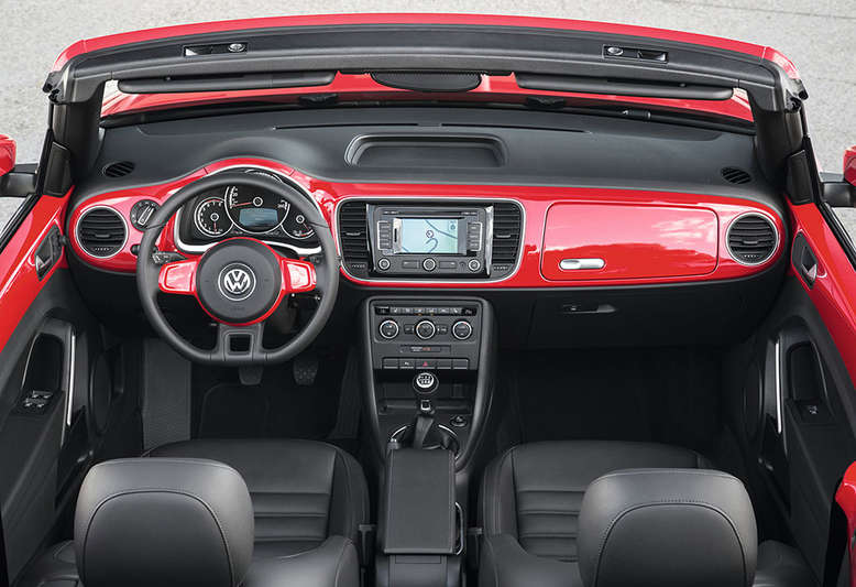 VW Beetle Cabriolet, Innenraum