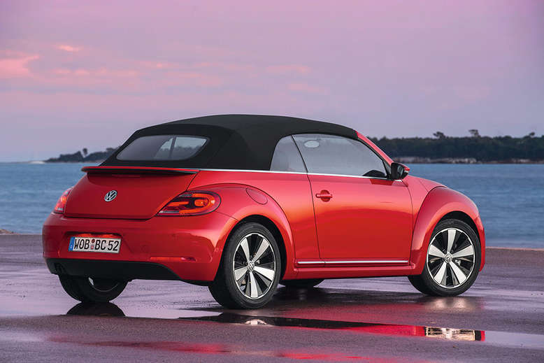 VW Beetle Cabriolet, Seitenansicht