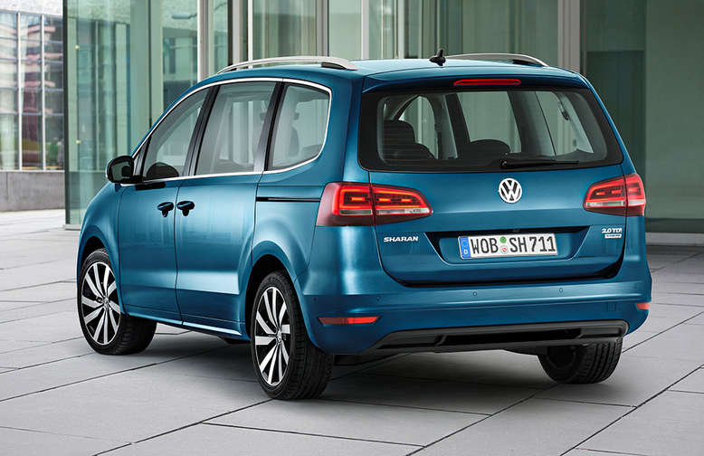 VW Sharan, Heck