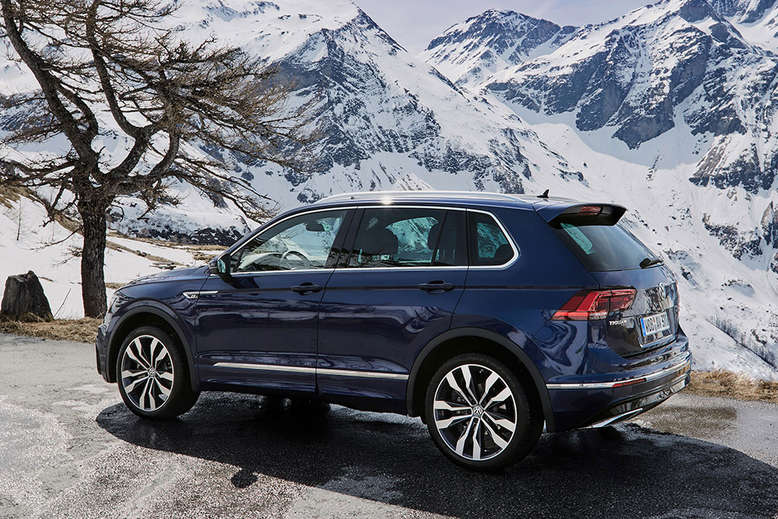 VW Tiguan, Seitenansicht