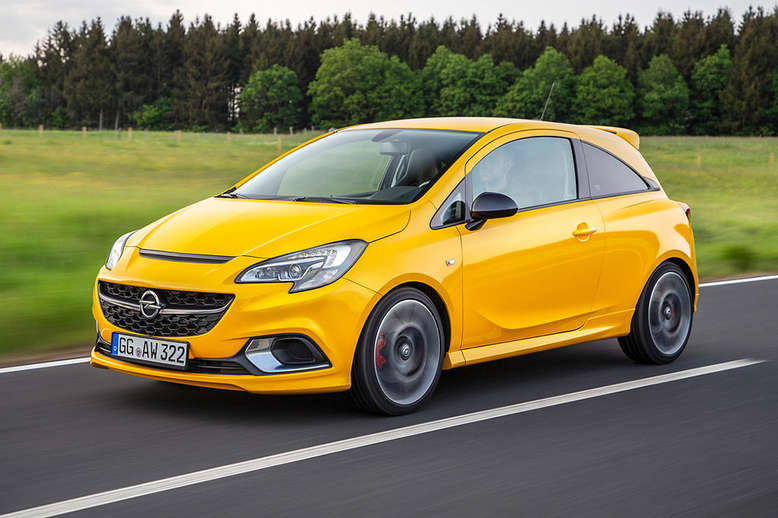 Opel Corsa GSI, Fahrtaufnahme