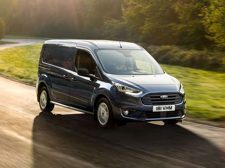 Ford Transit Connect, Front, Fahrtaufnahme