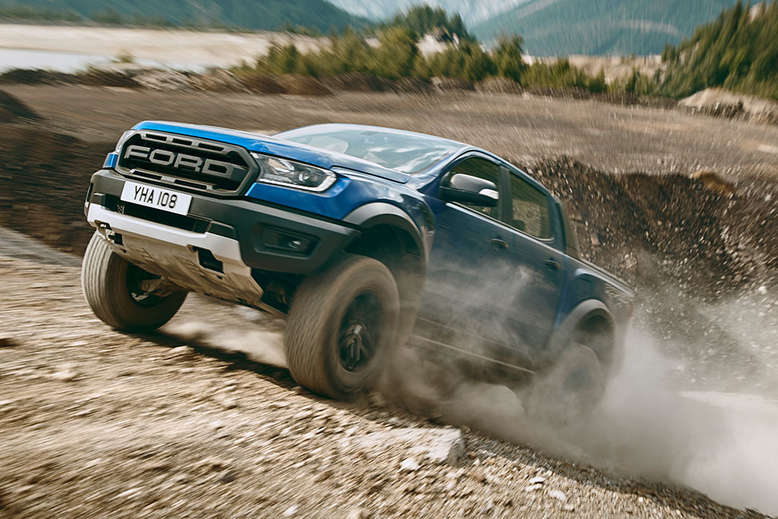 Ford Ranger Raptor, Fahrtaufnahme