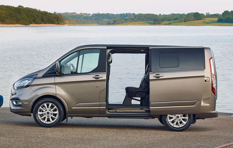 Ford Tourneo Custom, Seitenansicht, Schiebetür