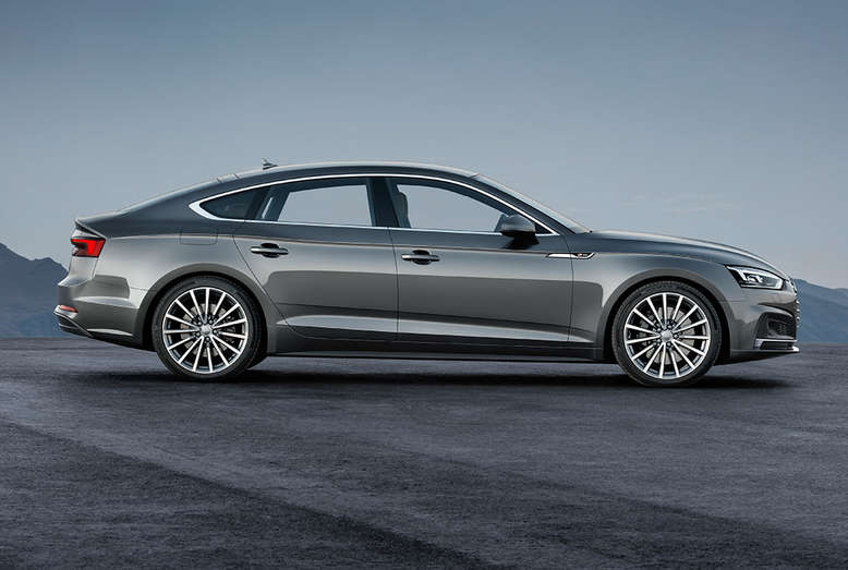 Audi A5 Sportback, Seitenansicht