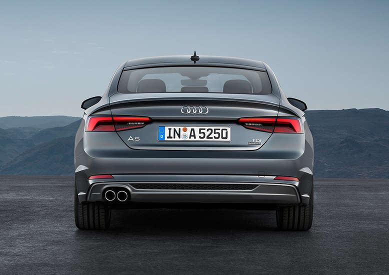 Audi A5 Sportback, Heck