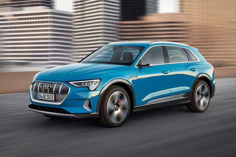 Audi e-tron, Fahrtaufnahme