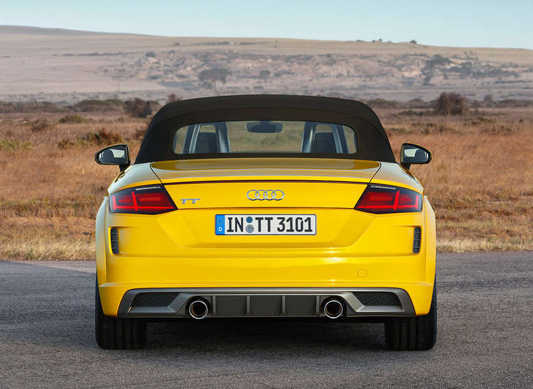 Audi TT Cabrio, Heck