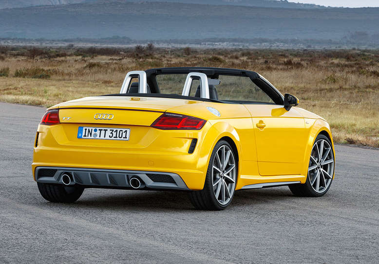 Audi TT Cabrio, seitliches Heck