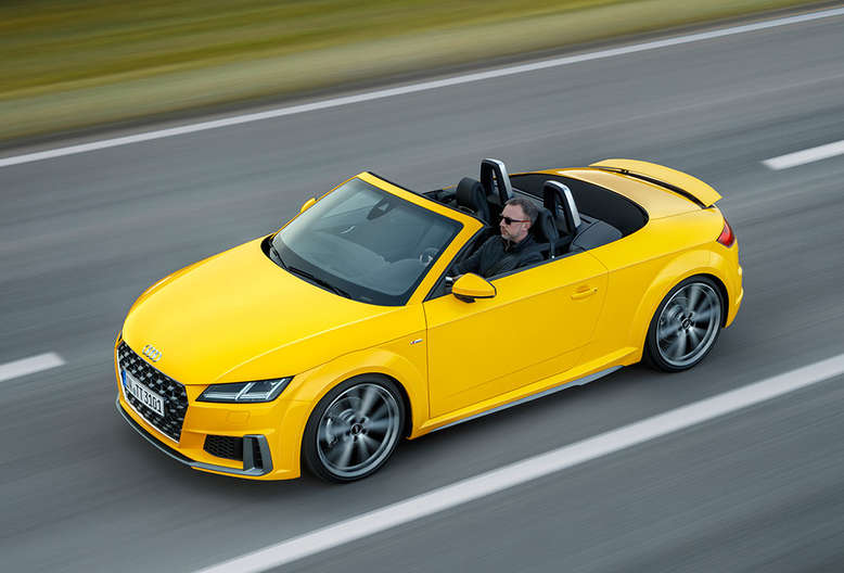 Audi TT Cabrio, Draufsicht