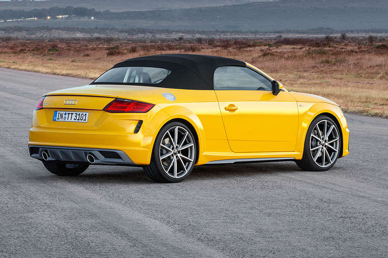 Audi TT Cabrio, geschlossenes Verdeck