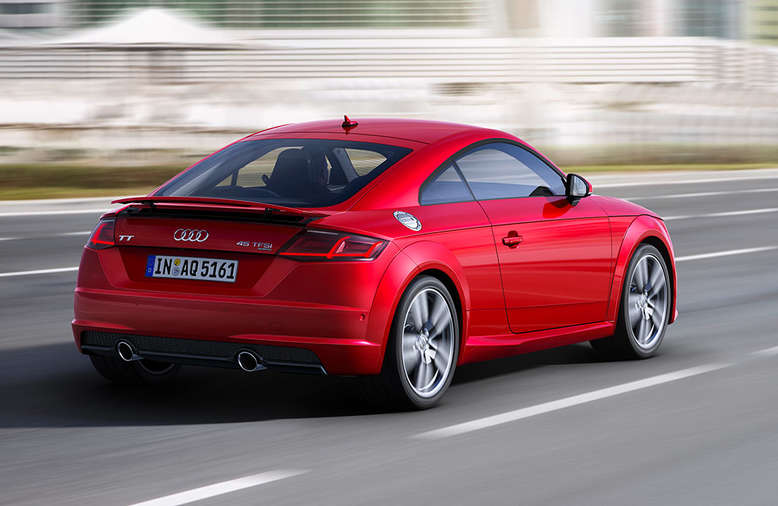 Audi TT Coupé, seitliches Heck