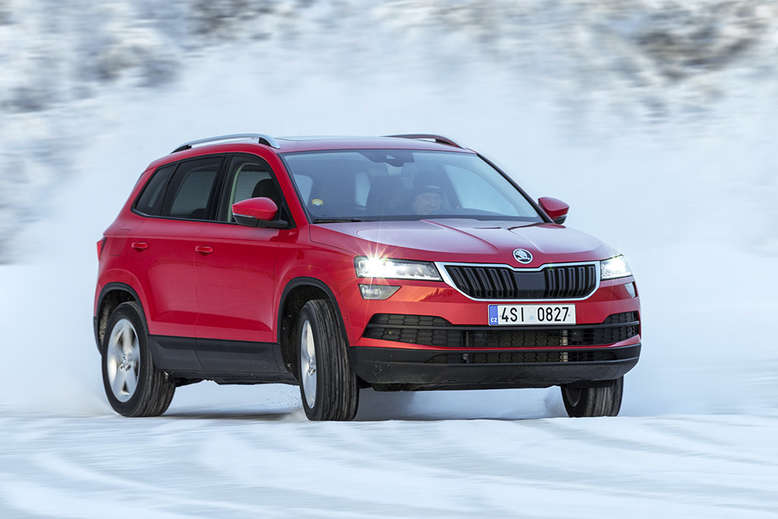 Skoda Karoq, Fahrtaufnahme