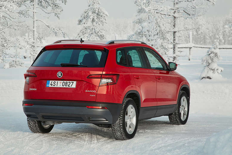 Skoda Karoq, seitliches Heck