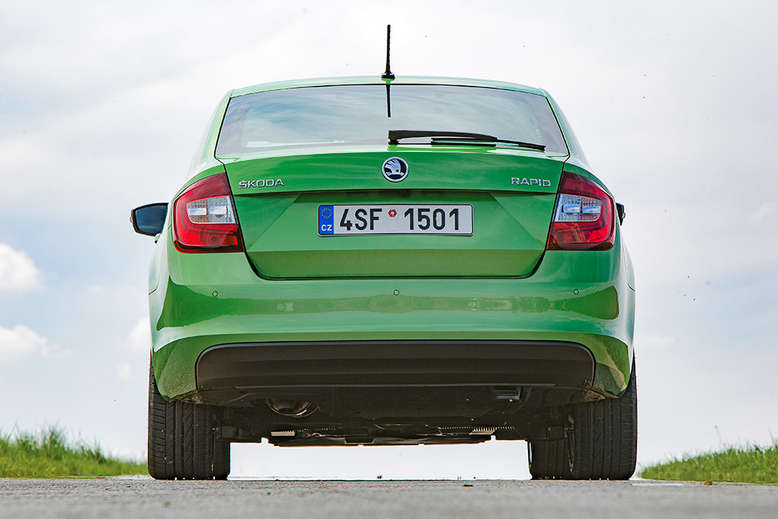 Skoda Rapid, Heck