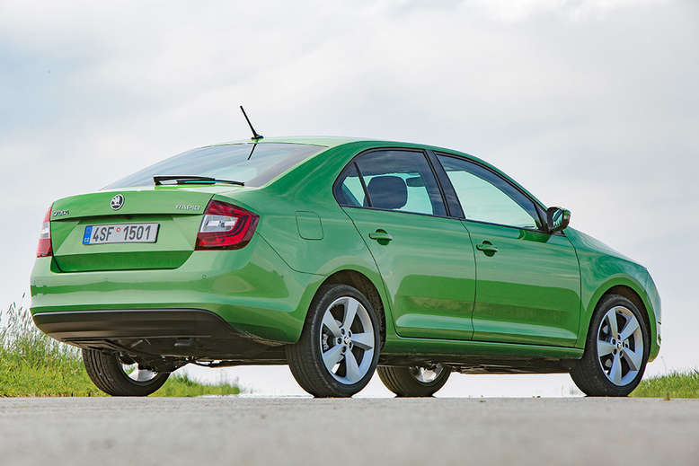 Skoda Rapid, seitliches Heck