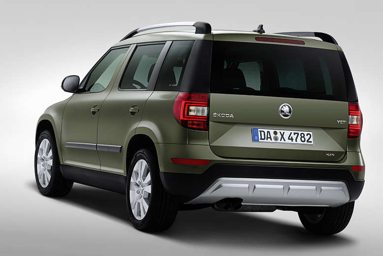 Skoda Yeti, seitliches Heck 