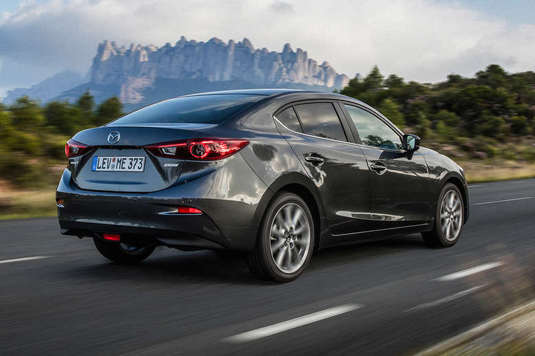 Mazda 3, seitliches Heck 