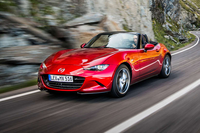 Mazda MX 5, Fahrtaufnahme