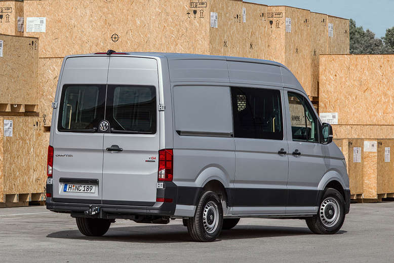 VW Crafter, seitliches Heck