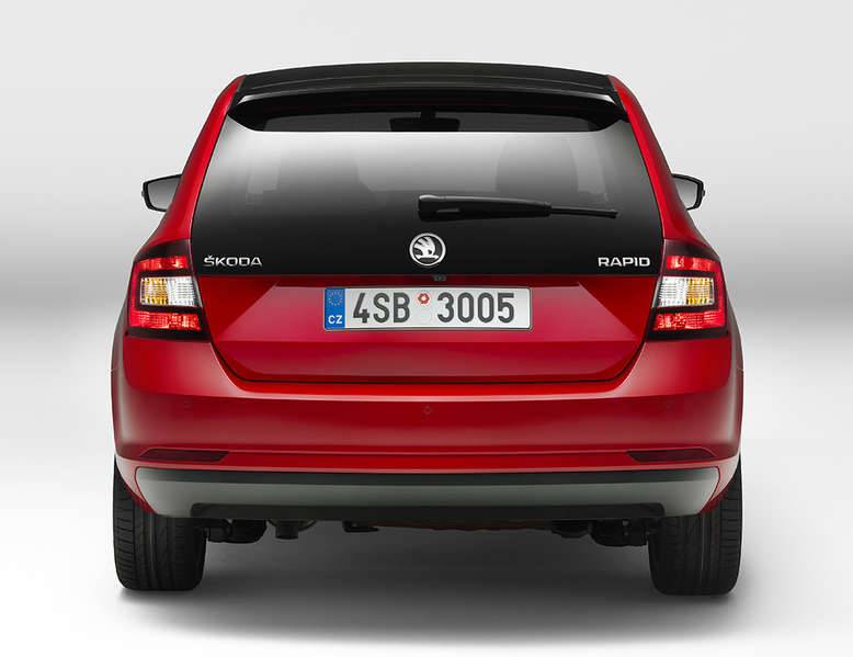 Skoda Rapid Spaceback, Heck