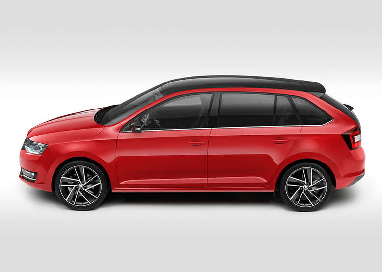 Skoda Rapid Spaceback, Seitenansicht