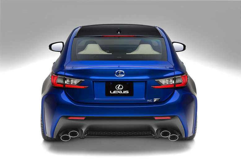 Lexus RC-F, Draufsicht