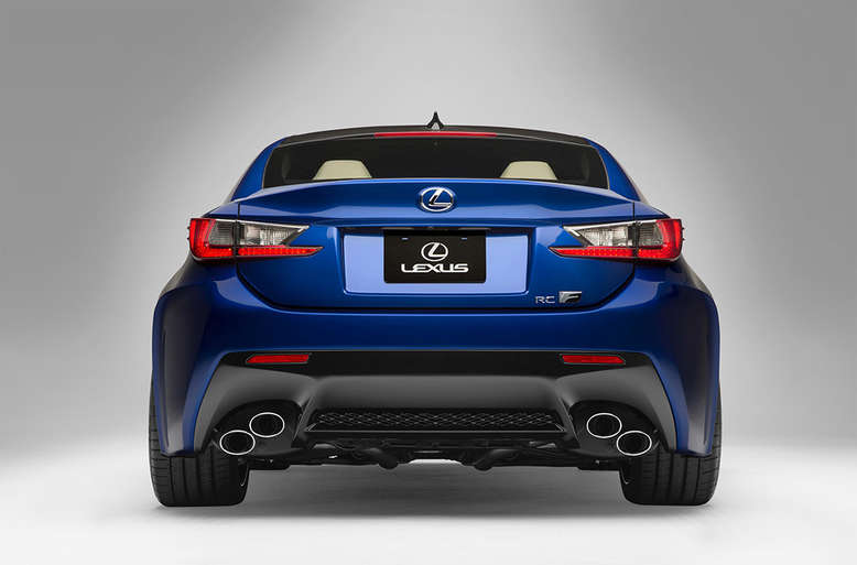 Lexus RC-F, Heck