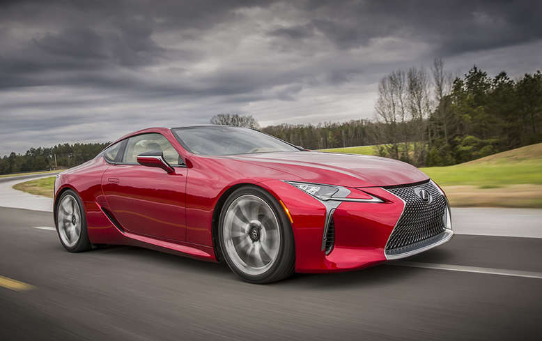 Lexus LC 500, Fahrtaufnahme