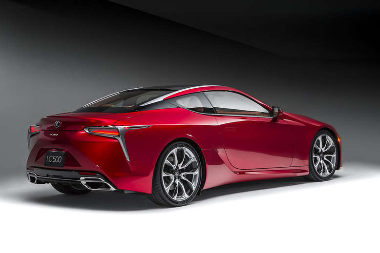 Lexus LC 500, seitliches Heck