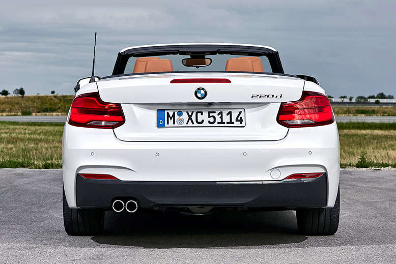 BMW 2er Cabrio, Heck