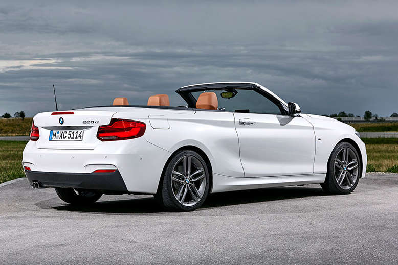 BMW 2er Cabrio, seitliches Heck