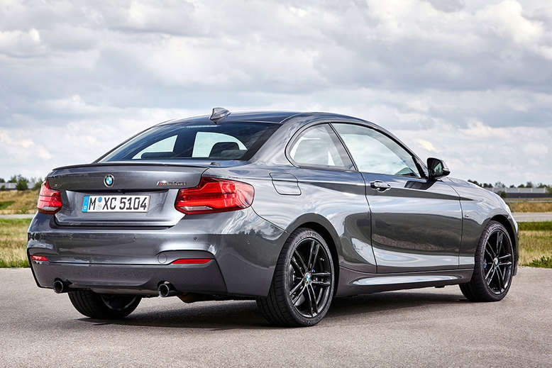 BMW 2er Coupé, seitliches Heck