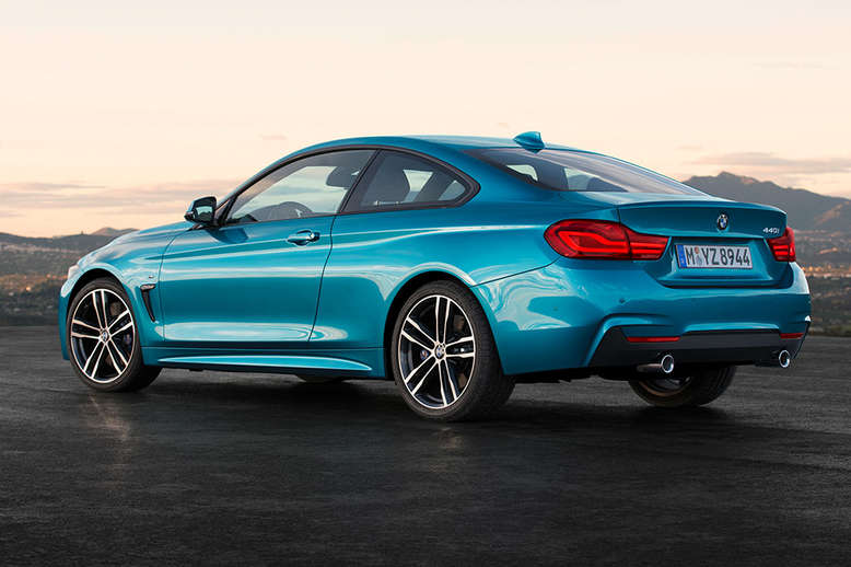 BMW 4er Coupé M-Sport, seitliches Heck