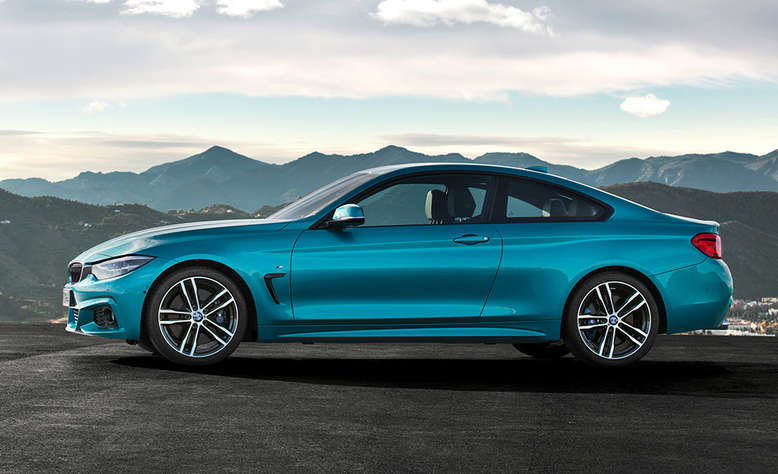 BMW 4er Coupé M-Sport, Seitenansicht