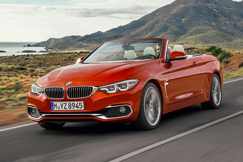 BMW 4er Cabrio, Fahrtaufnahme