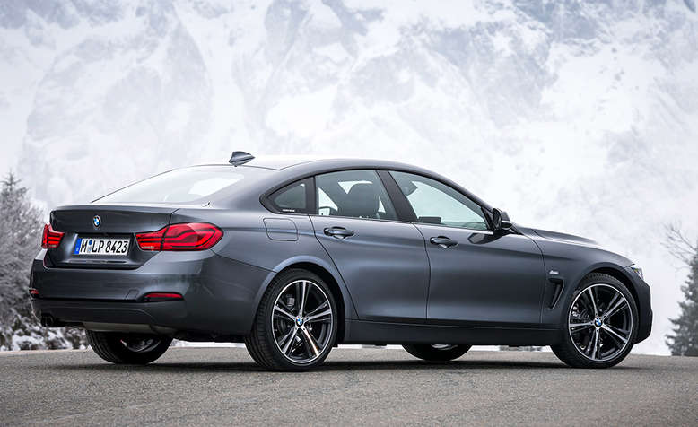 BMW 4er Gran Coupé, seitliches Heck