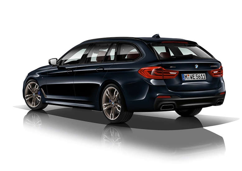 BMW 5er Touring, seitliches Heck