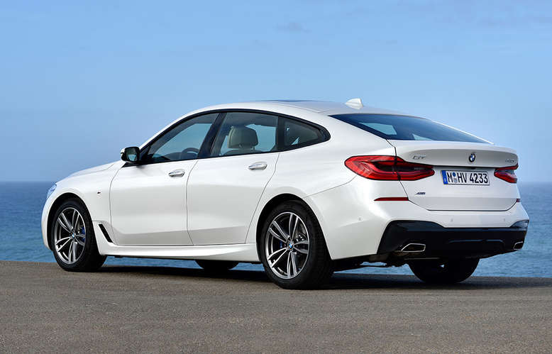 BMW 6er Grab Turismo M-Sport, seitliches Heck