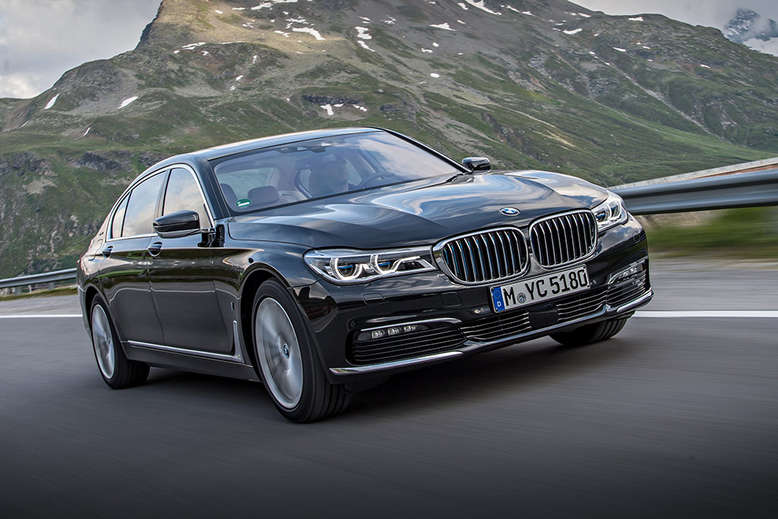 BMW 7er, Fahrtaufnahme