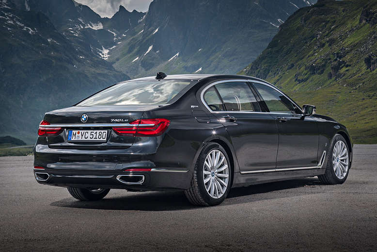 BMW 7er, seitliches Heck