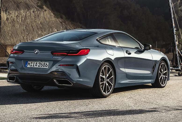 BMW 8er Coupé, seitliches Heck