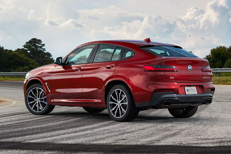 BMW X4, seitliches Heck